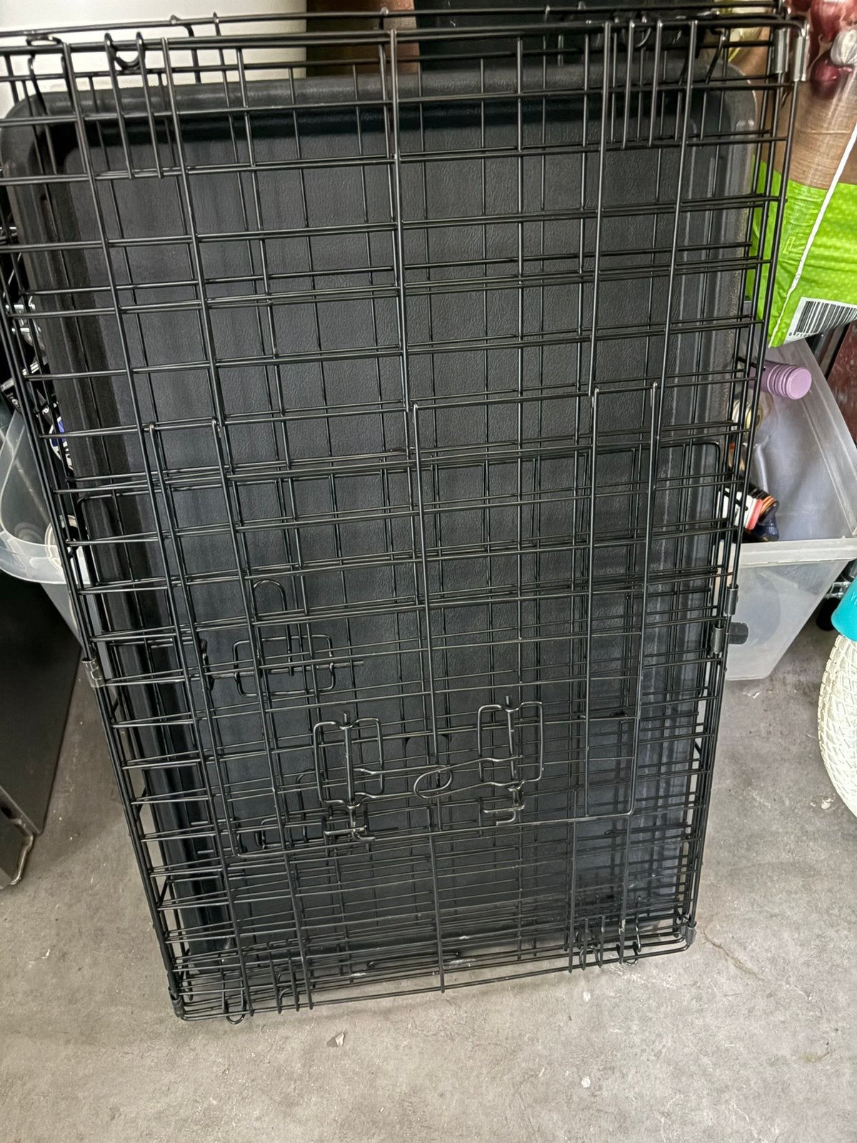 Zwarte bench 80x60, Dieren en Toebehoren, Ophalen, Zo goed als nieuw