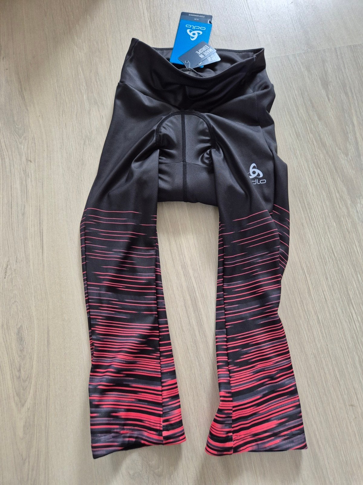 Nieuwe Odlo Performance fietsbroek XS, Zwart, Nieuw, Ophalen of Verzenden, Hardlopen of Fietsen