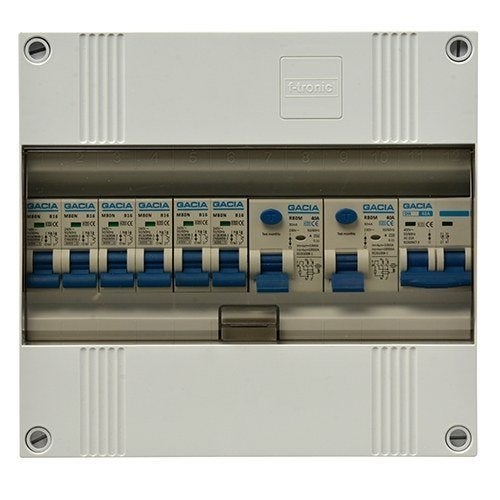 1F groepenkast 1rij 6xB16A + 2xALS 2P 30mA+ HFDS.2P, Verzenden, Nieuw