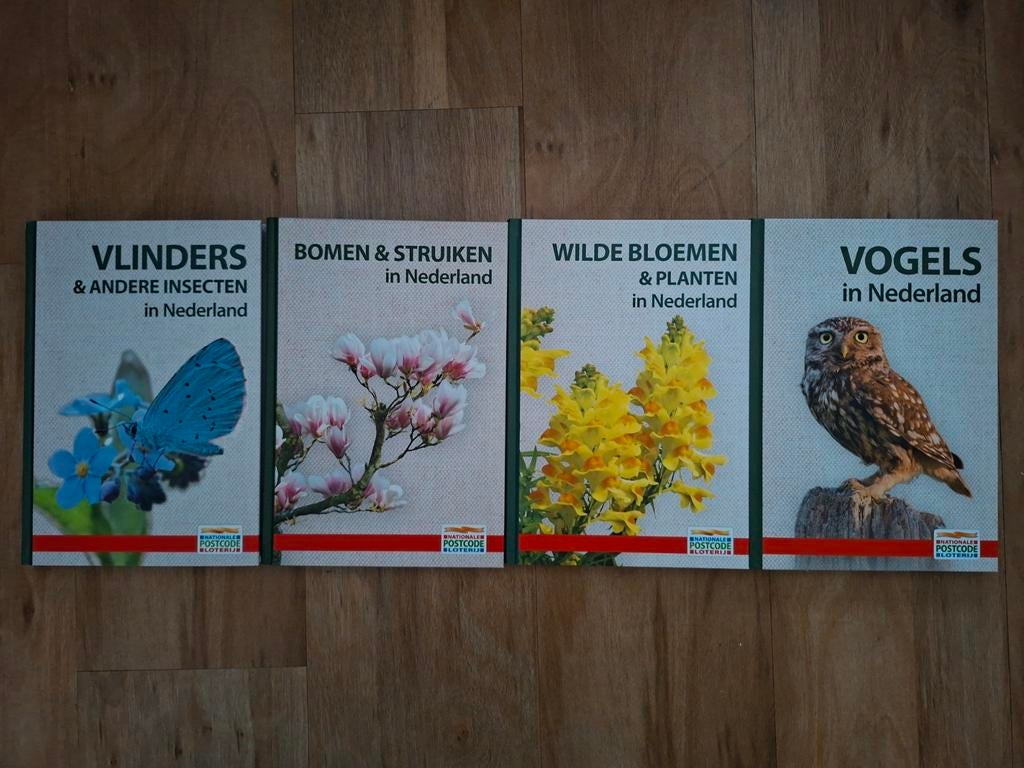 Natuurboeken Nederland: Vlinders, Bomen, Bloemen, Vogels, Ophalen of Verzenden
