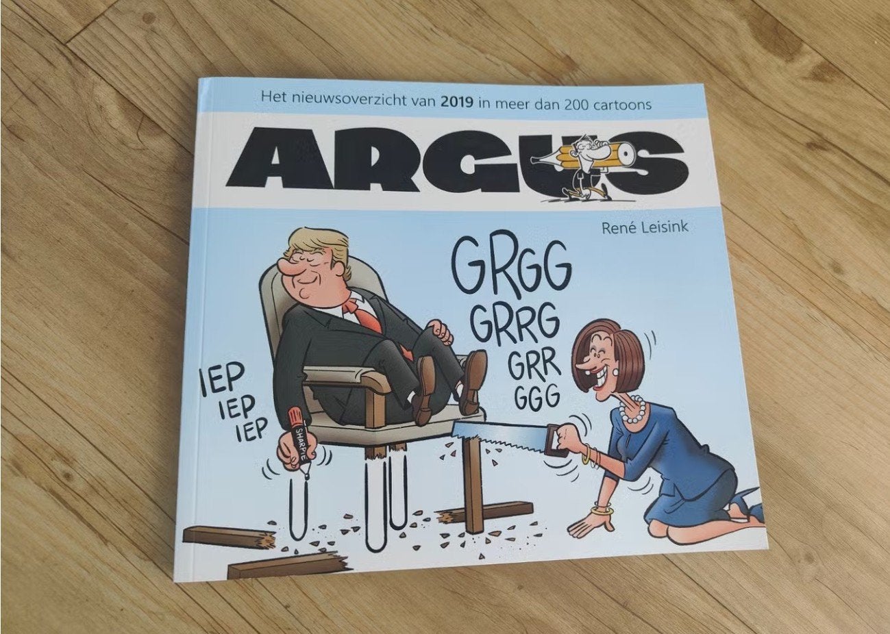 Argus 2019: Het Nieuwsoverzicht in Cartoons, Ophalen of Verzenden, Cartoons