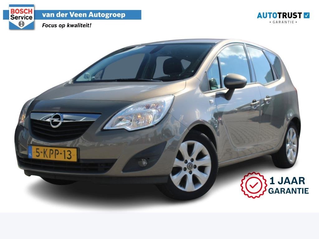 Opel Meriva 1.4 Turbo Berlin Incl. 12 maanden garantie | Air, Auto's, Voorwielaandrijving, Euro 5, Stof, Gebruikt