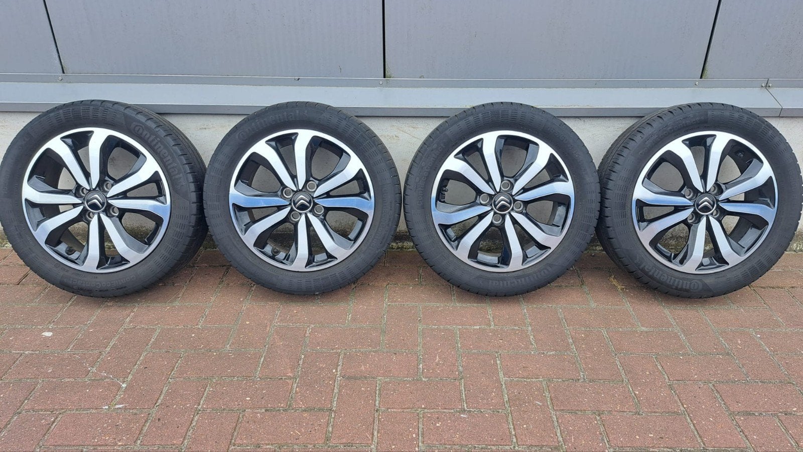 Bi-color velgen Citroen C1 Peugeot 108 Aygo 165/60/15 uniek!, Auto-onderdelen, Banden en Velgen, Gebruikt, 15 inch, Banden en Velgen