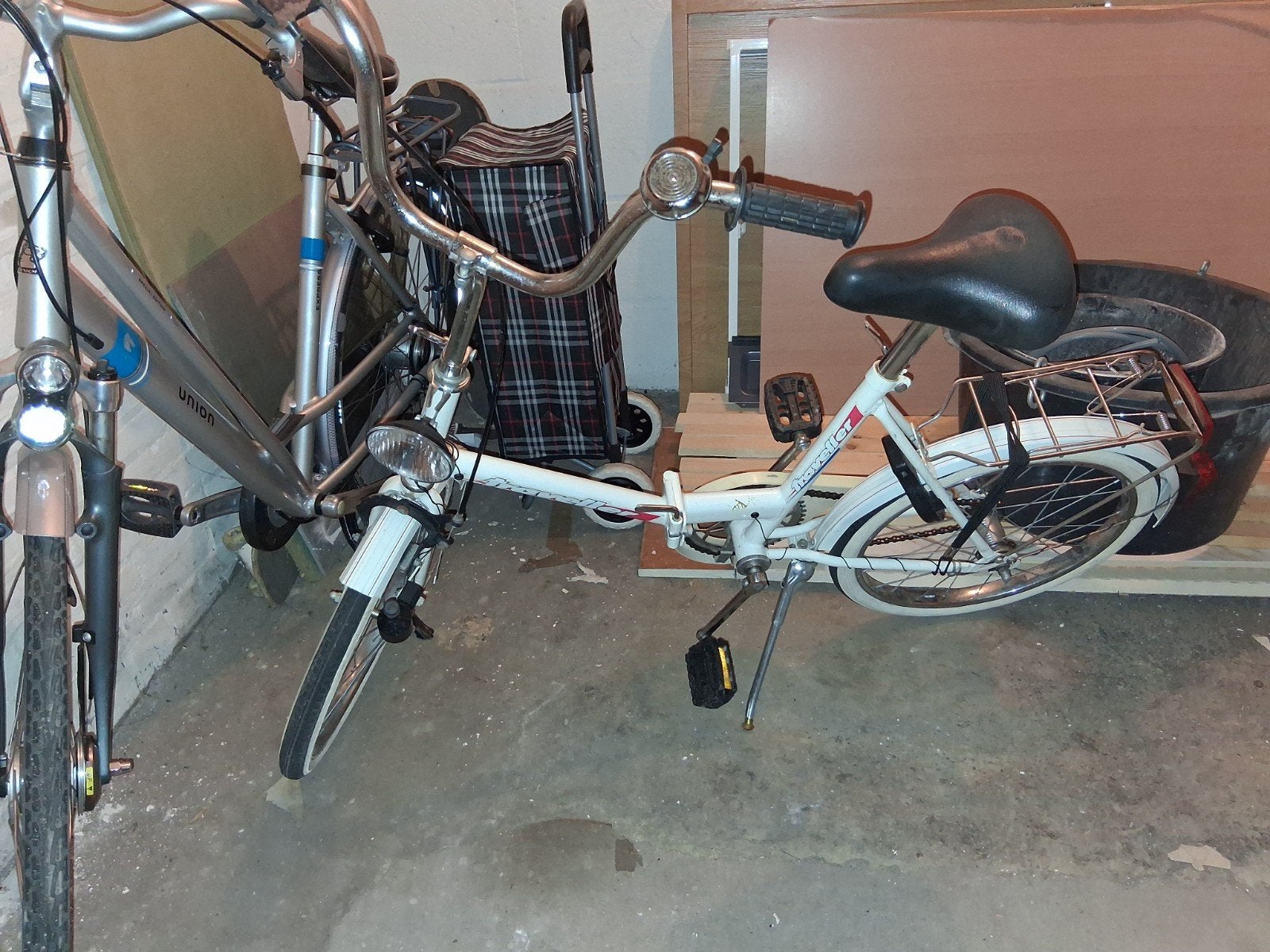 Opvouwbare fiets - Travelstar, Fietsen en Brommers, Gebruikt, Velgrem, Minder dan 47 cm, Ophalen
