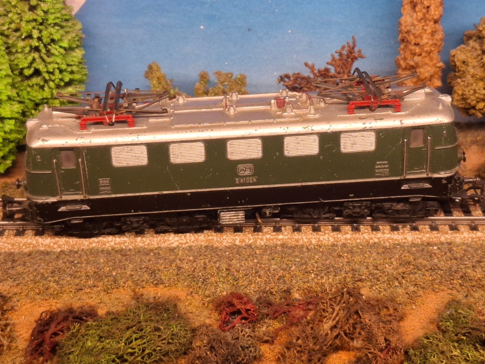 Groene elok delta marklin analoog, Hobby en Vrije tijd, Modeltreinen | H0, Wisselstroom, Gebruikt, Locomotief, Ophalen of Verzenden