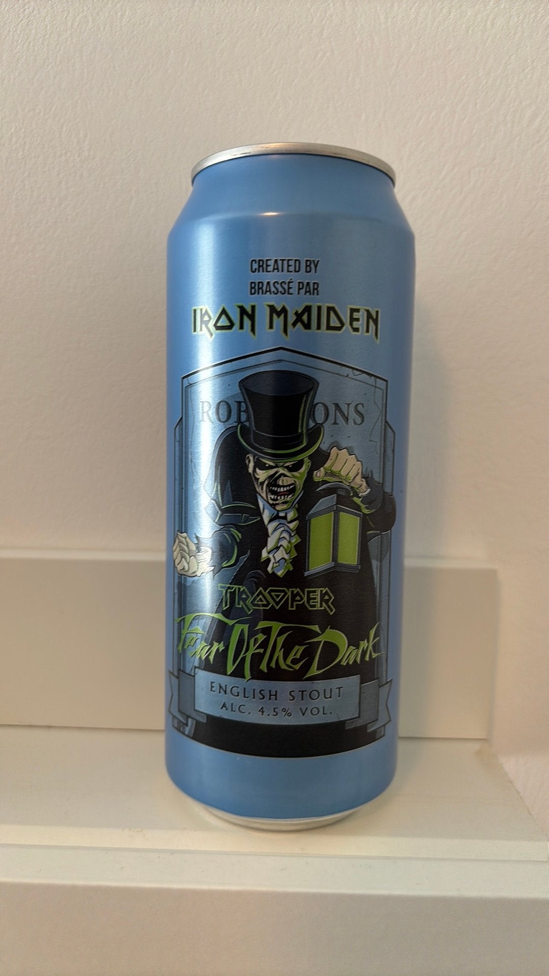 Blikje Trooper ‘Fear of the Dark’, Ophalen of Verzenden, Zo goed als nieuw