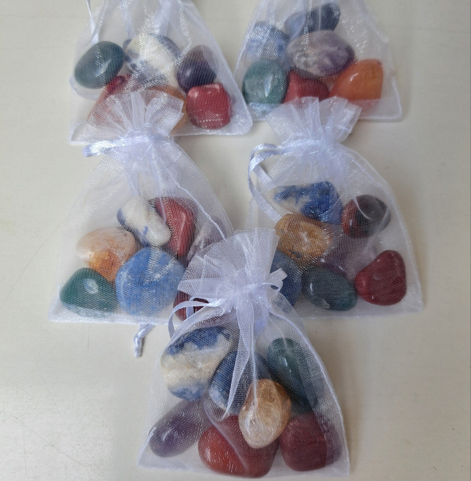 Chakra sets edelstenen natuursteen reiki edelsteen mineraal, Ophalen of Verzenden