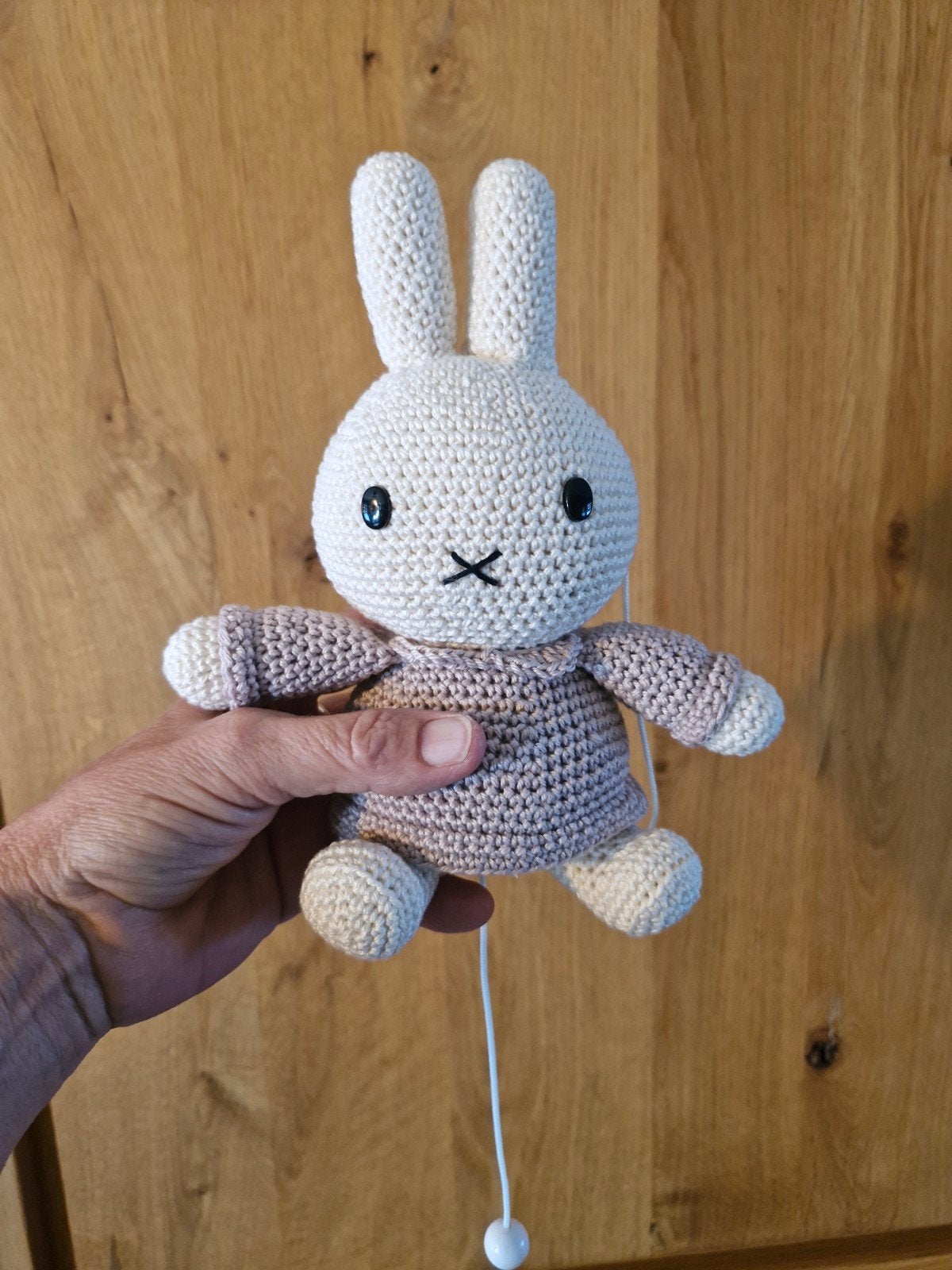 Konijntje met muziekdoosje, Kinderen en Baby's, Kraamcadeaus en Geboorteborden, Ophalen of Verzenden, Nieuw