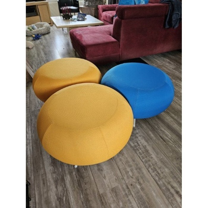 # 3 x Allermuir Pebble Poef Moderne vrolijke poefjes krukje, Huis en Inrichting, Banken | Voetenbanken en Poefen, Ophalen, Minder dan 50 cm