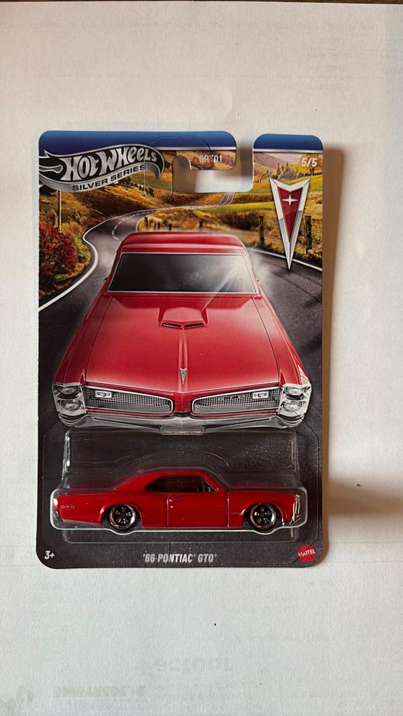Hot Wheels Silver Series '66 Pontiac GTO - Nieuw in verpakki