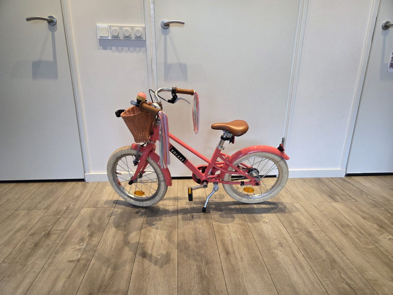 Volare Melody 16 inch kinderfiets - Roze, Ophalen, Zo goed als nieuw, 16 tot 20 inch, Volare