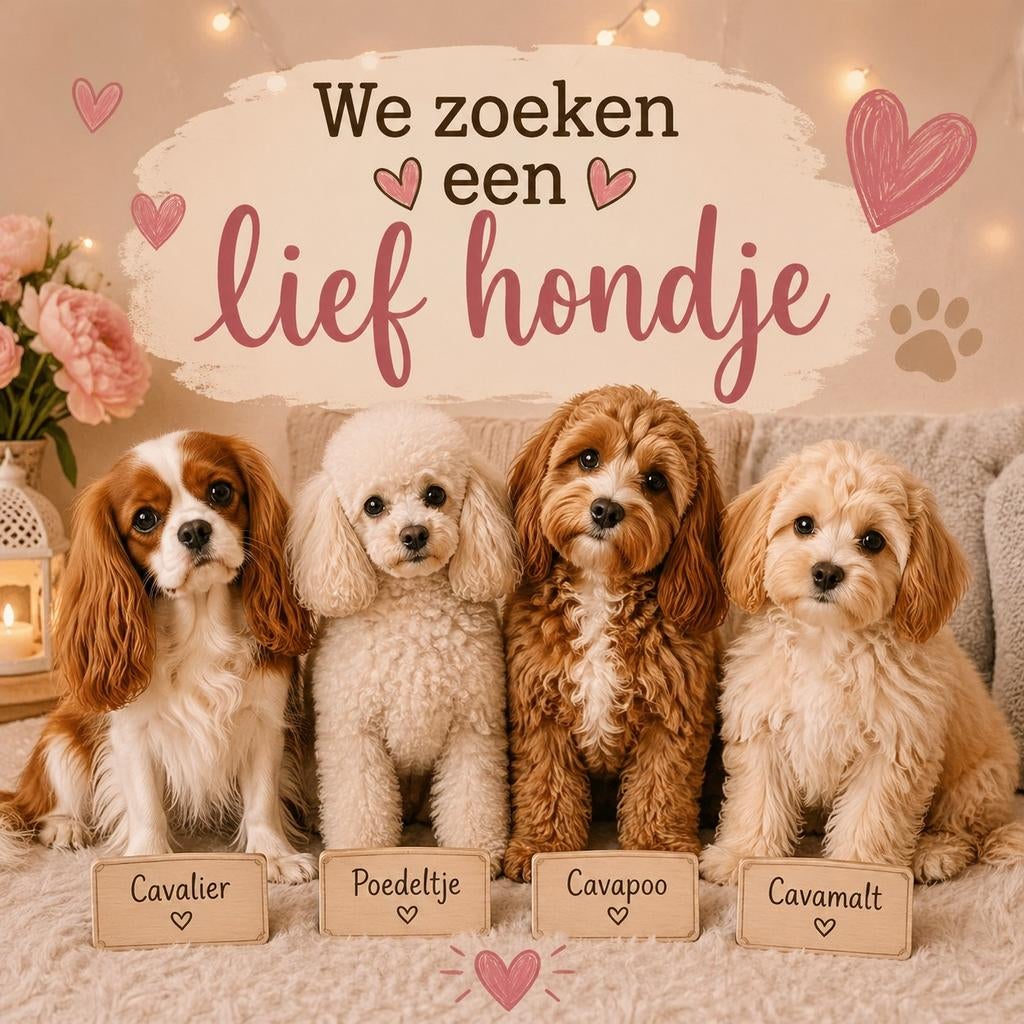 Gezocht! Lief hondje, Reu, 1 tot 2 jaar, Eén hond, Nederland