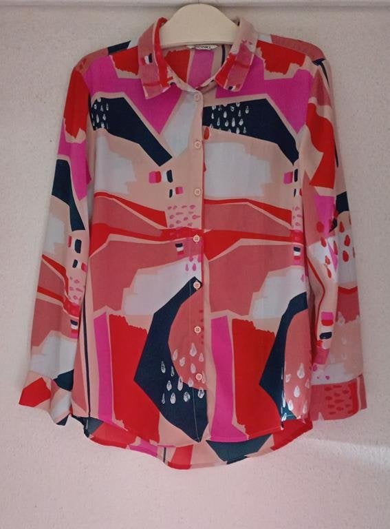 Monki blouse roze rose M, Maat 38/40 (M), Ophalen of Verzenden, Zo goed als nieuw, Monki