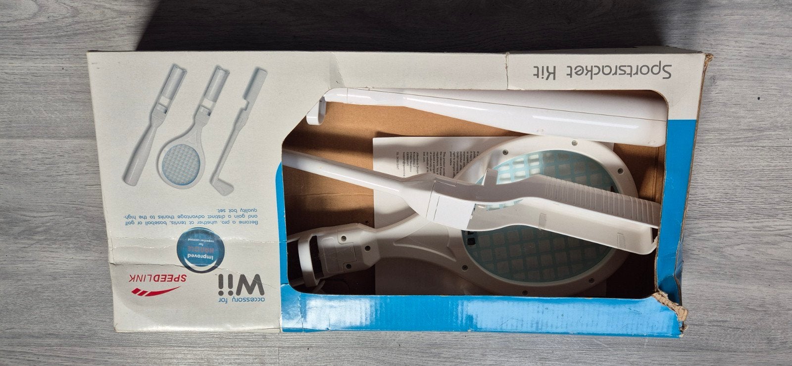 Wii Sportsracket Kit - Tennis, Golf en meer!, Eén computer, Ophalen of Verzenden, Zo goed als nieuw, Sport