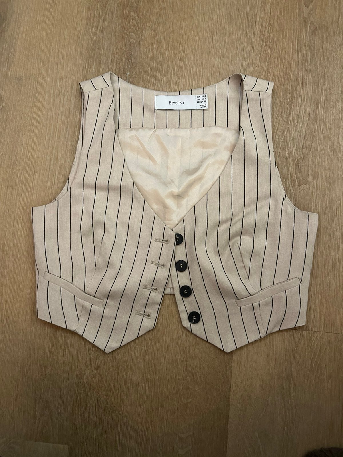 Gilet, Ophalen of Verzenden, Zo goed als nieuw, Maat 36 (S), Beige