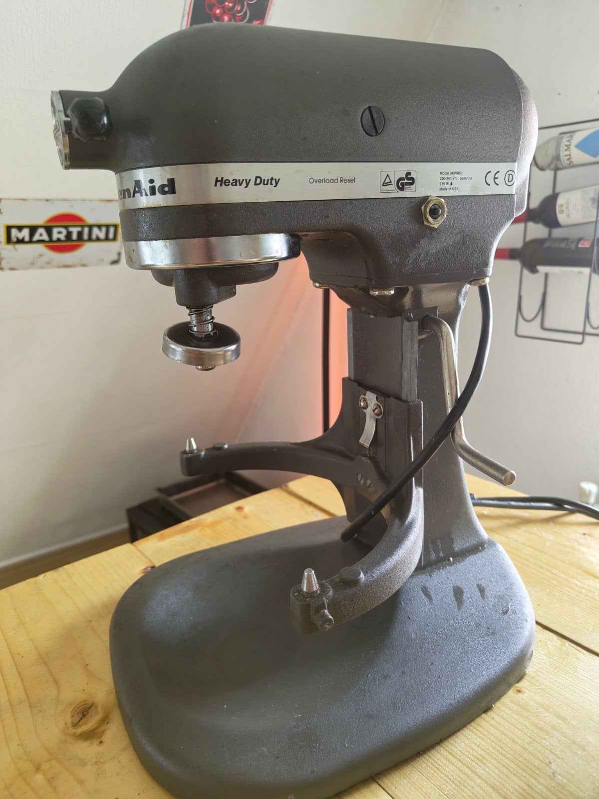 KitchenAid Heavy Duty 4.8L vintage - Model 5KPM50, 4 liter of meer, Ophalen of Verzenden, Zo goed als nieuw, 3 snelheden of meer