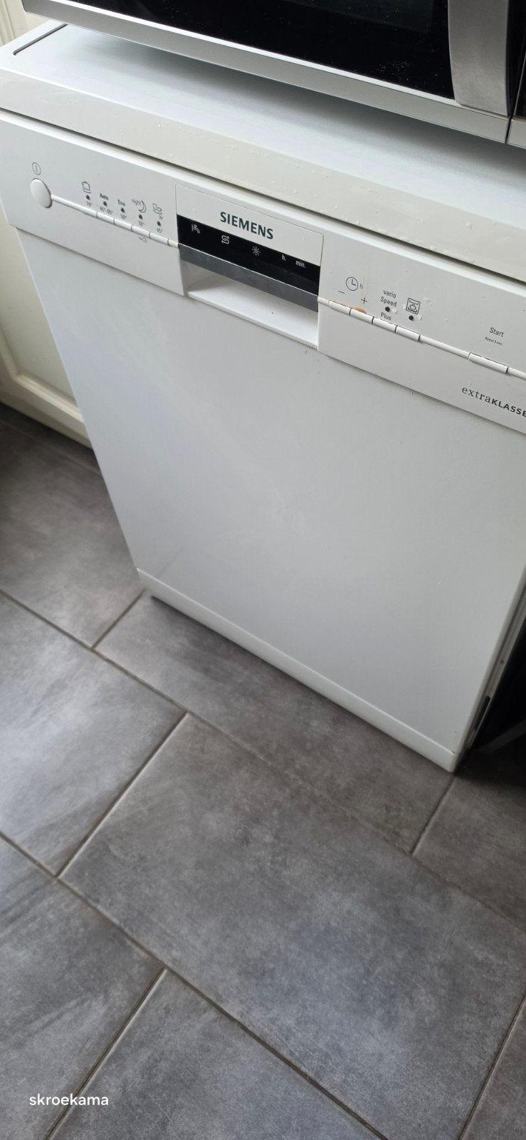 Siemens vaatwasser  extraklasse wit, Ophalen of Verzenden, Gebruikt, 60 cm of meer, 85 tot 90 cm