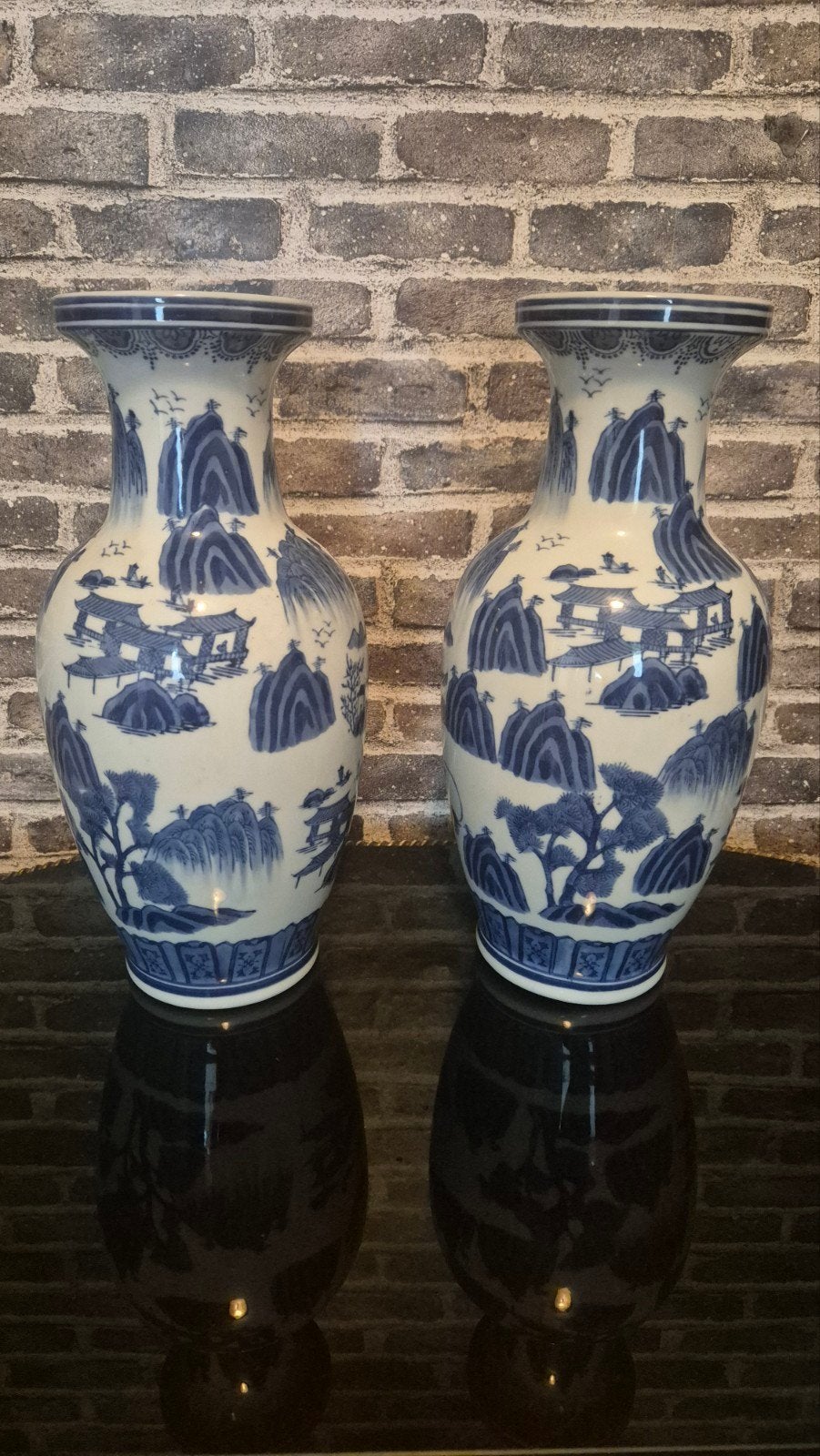 Handbeschilderde Chinese Vazen - Zeer Goede Staat, Ophalen of Verzenden