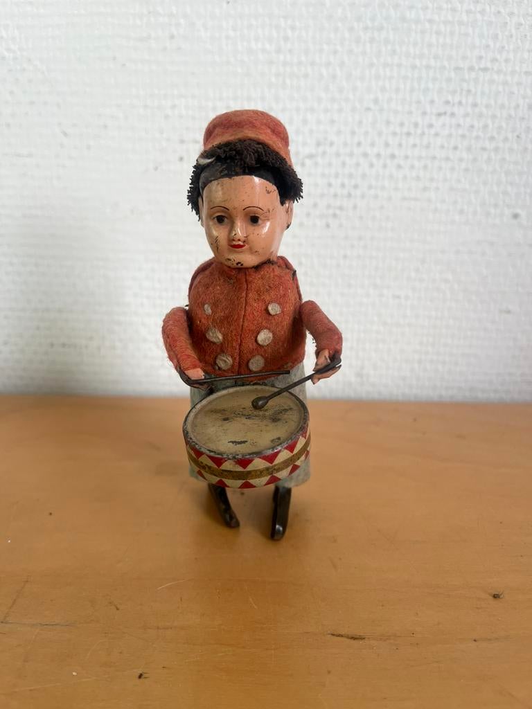 Schuco kleine trommelaar, Antiek en Kunst, Ophalen of Verzenden
