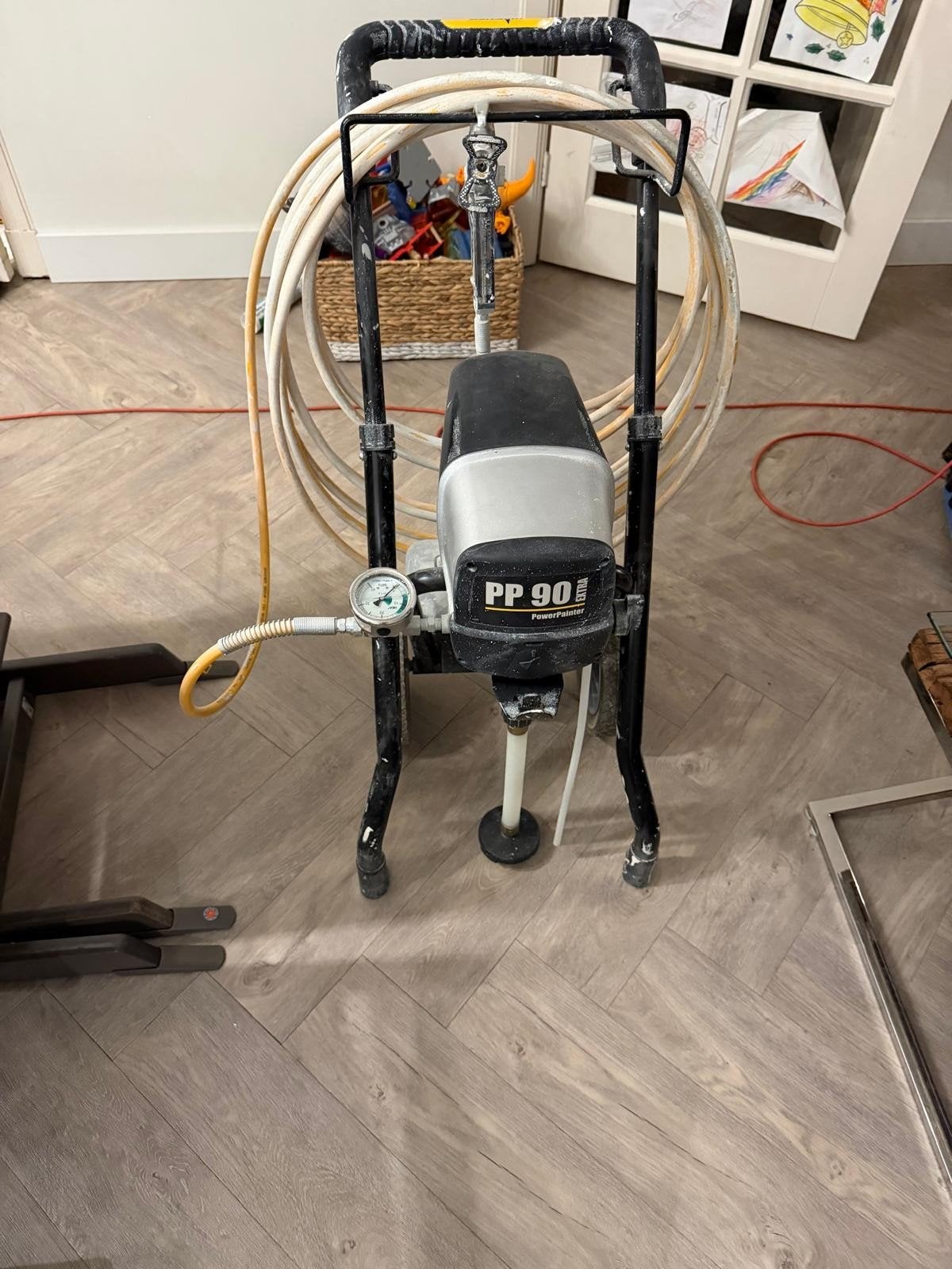 Latex Spuit PP 90 PowerPainter, Doe-het-zelf en Verbouw, Ophalen of Verzenden, Gebruikt, Verfspuit of Verfpomp