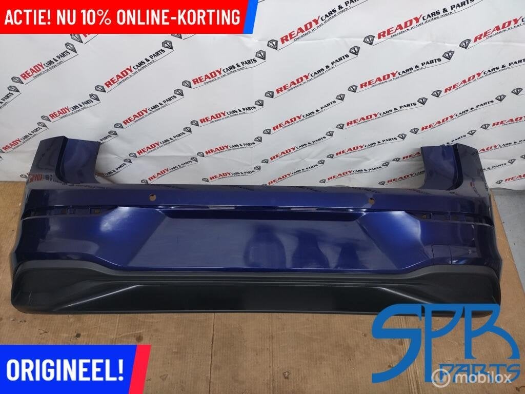 Achterbumper Golf 8 VIII LC5B ATLANTIC BLUE 4XPDC 5H0807421C, Gebruikt, Volkswagen, Ophalen of Verzenden, Achter