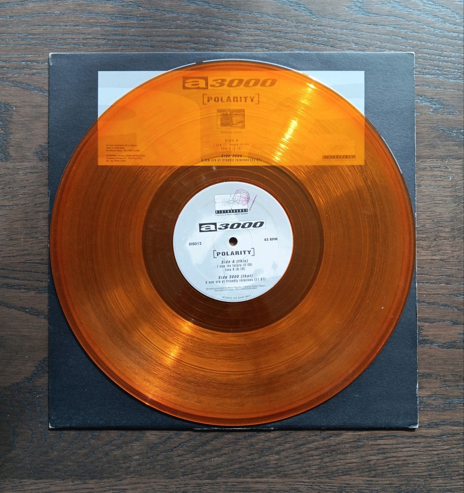Polarity - Trance/Acid Electronic 12" Maxisingle -, Originele persing, Ophalen of Verzenden, Zo goed als nieuw, 12 inch