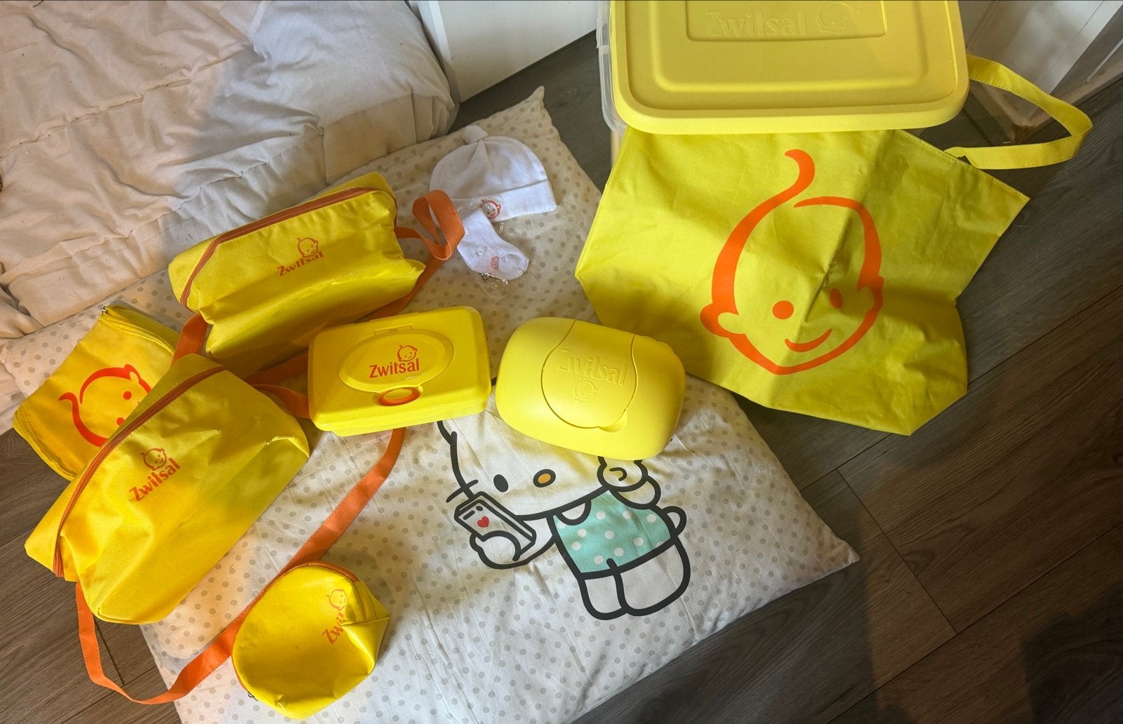 Zwitsal box en accessoires, Kinderen en Baby's, Ophalen, Gebruikt