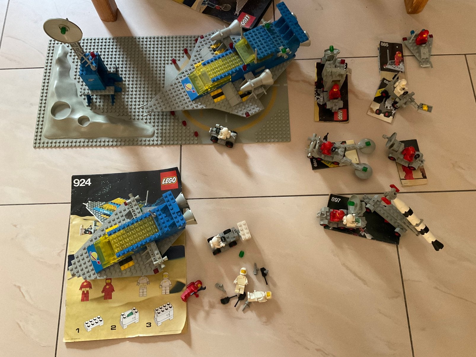 8 Lego Space Sets (o.a. 928 924), Kinderen en Baby's, Speelgoed | Duplo en Lego, Ophalen of Verzenden, Zo goed als nieuw