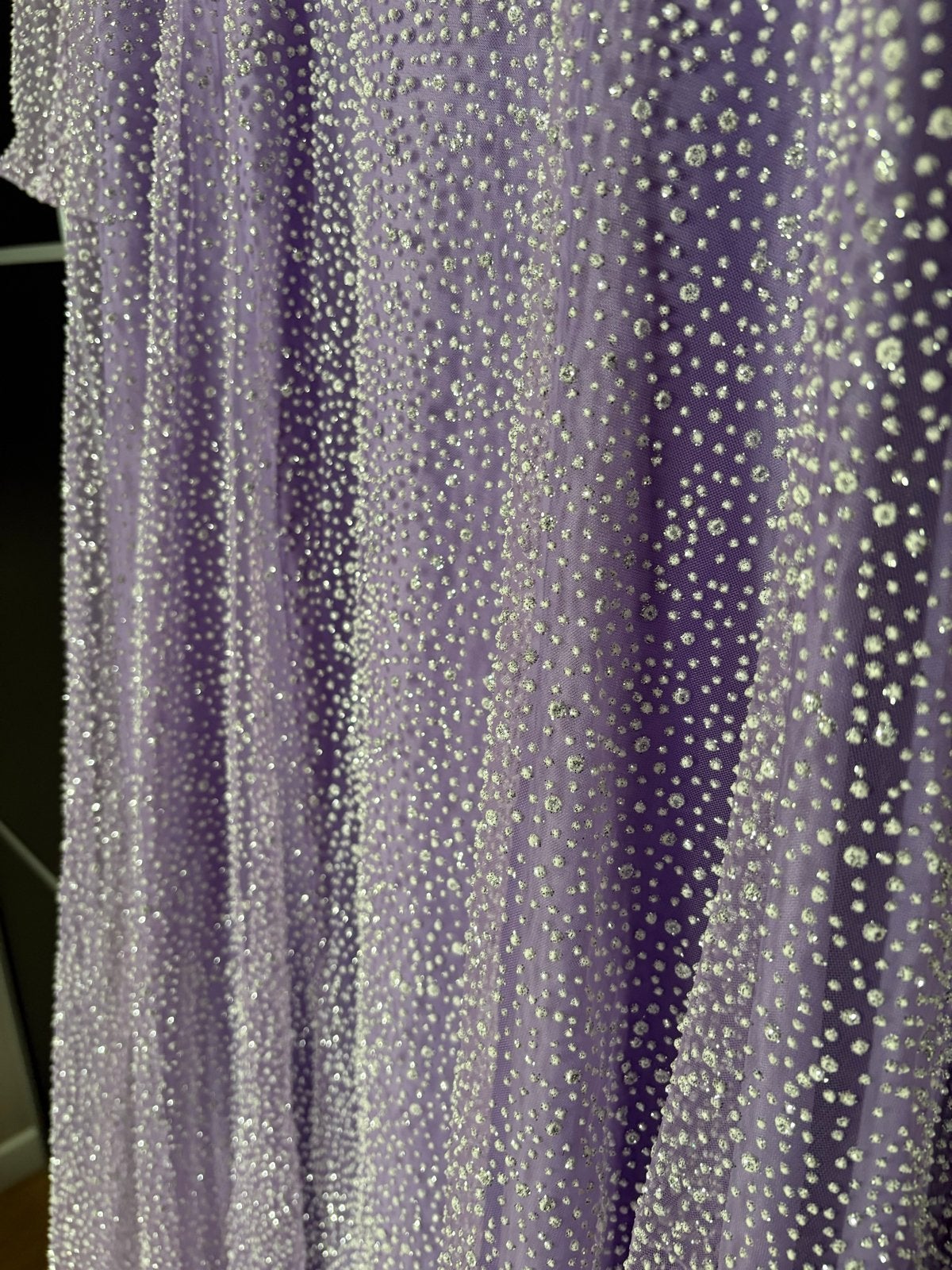 Alissa Lila Galajurk met Glitterdetails - Maat 42, Paars, Maat 42/44 (L), Nieuw, Ophalen of Verzenden