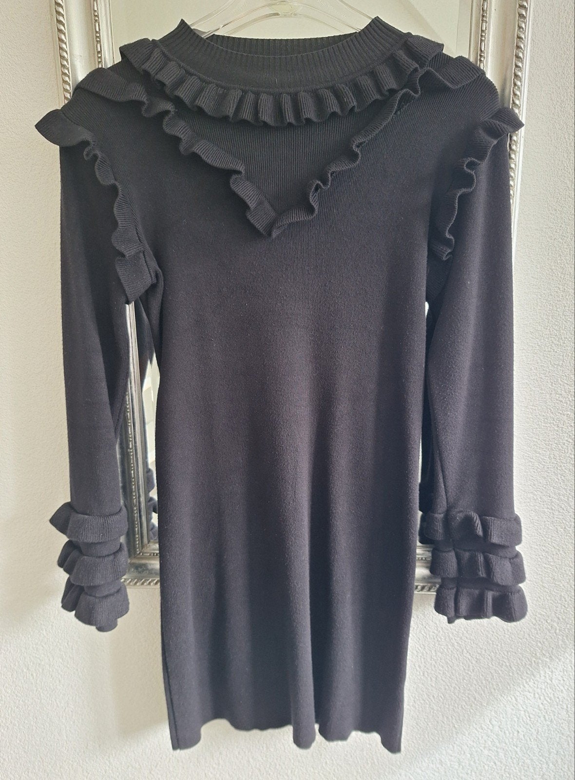 Mooie tuniek / trui - zwart - maat 40 - May By Shining Star, Maat 38/40 (M), Zwart, May by Shining star, Ophalen of Verzenden