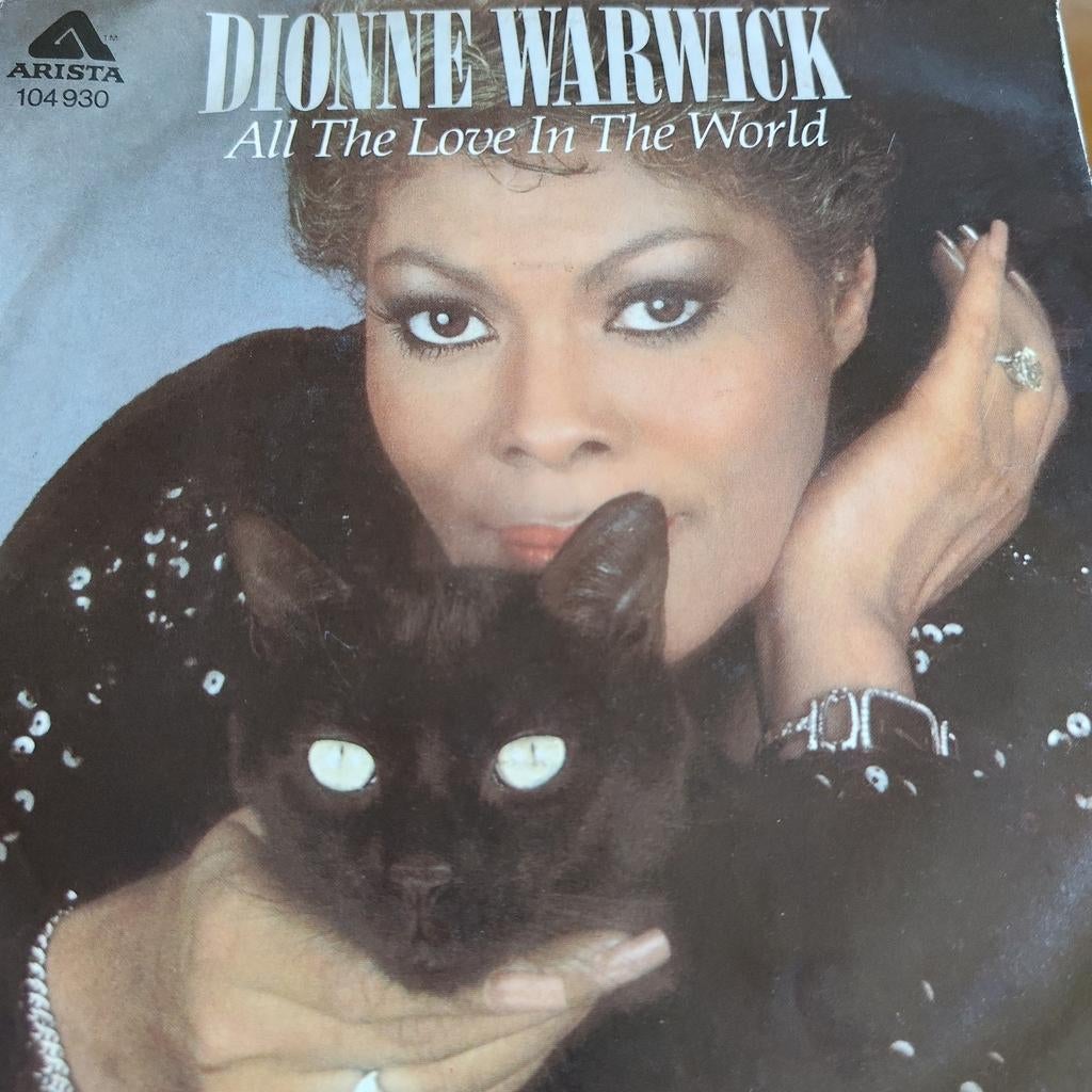 Dionne Warwick - All The Love In The World (Single), Ophalen of Verzenden, Gebruikt, 7 inch