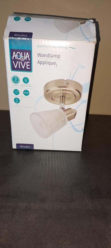 Aqua Vive Rhodos wandlamp, Ophalen of Verzenden, Nieuw