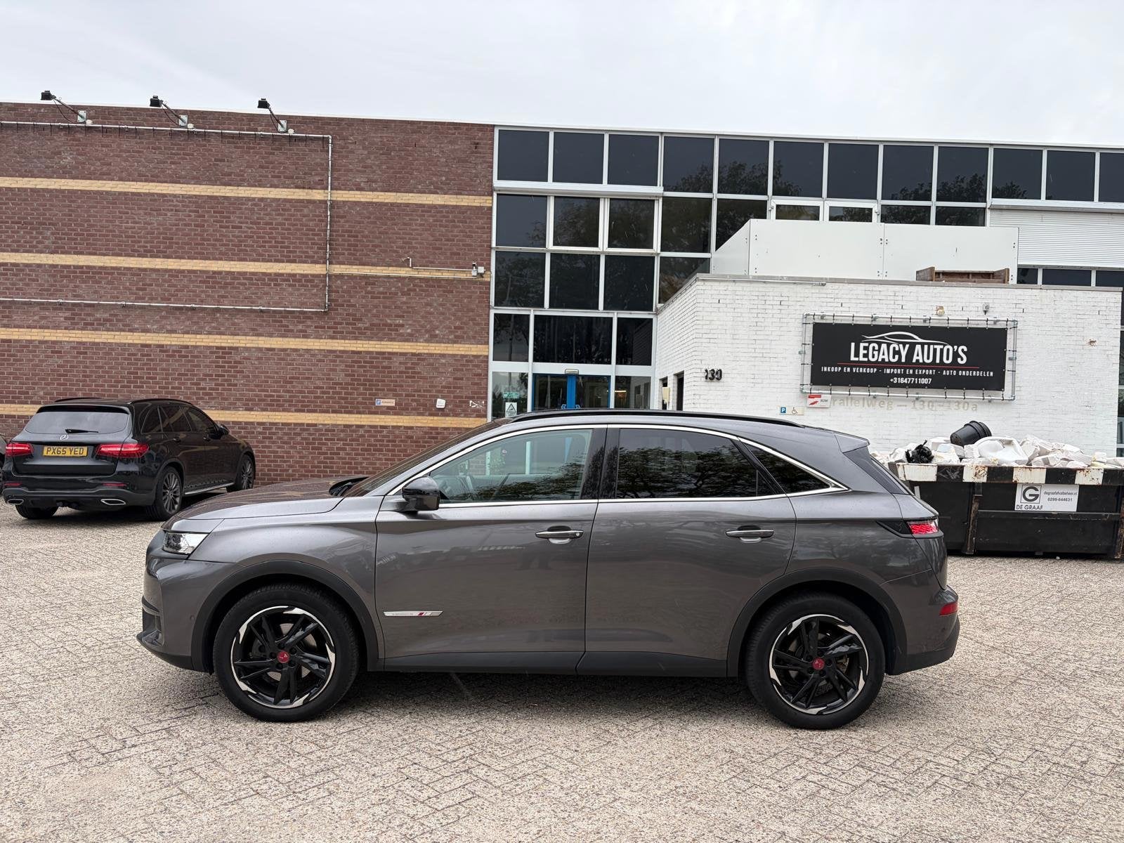DS 7 Crossback 1.2 PureTech Executive - Vol opties - Distrib, Auto's, Dealer onderhouden, Gebruikt, 1199 cc, Leder en Stof