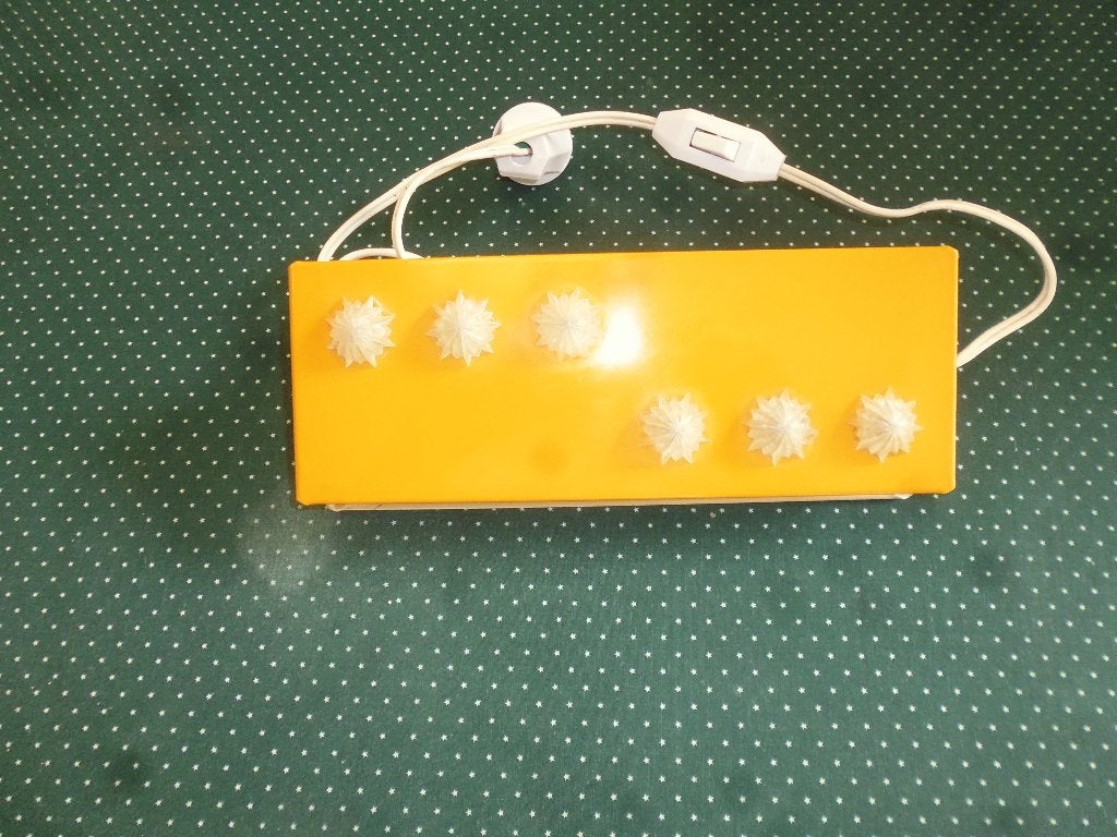 Vintage Herda wandlampje, Huis en Inrichting, Lampen | Wandlampen, Ophalen of Verzenden, Zo goed als nieuw, Overige materialen