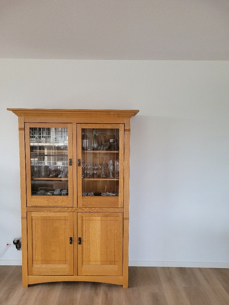 Eiken buffetkast, Huis en Inrichting, Ophalen, Gebruikt, Eikenhout, Met lade(s)