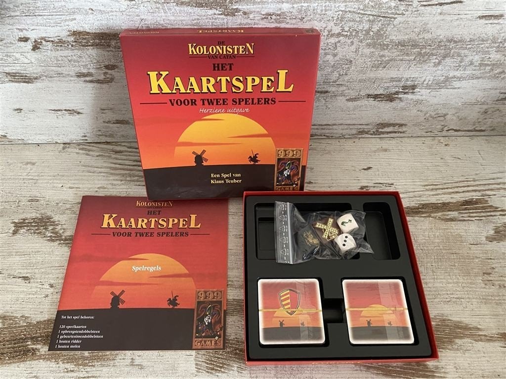 Kolonisten van catan kaartspel [s914], Hobby en Vrije tijd, Gezelschapsspellen | Bordspellen, Verzenden, Zo goed als nieuw