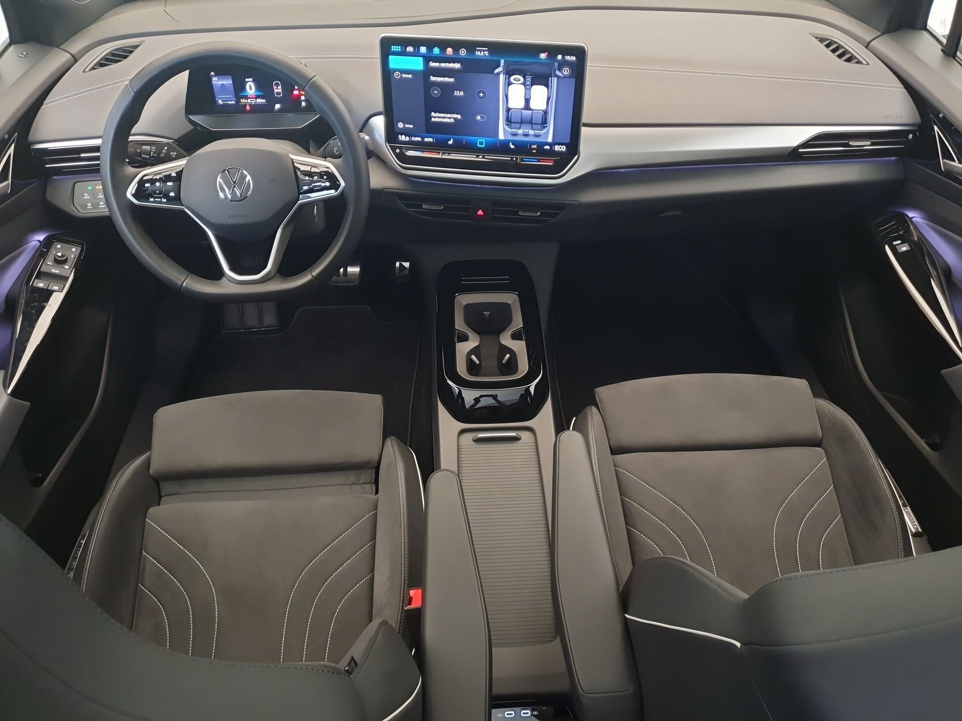 Volkswagen ID.5 Pro Business 77 kWh Panoramadak, Topsport st, Auto's, Volkswagen, Automaat, Achterwielaandrijving, 495 min, Zwart