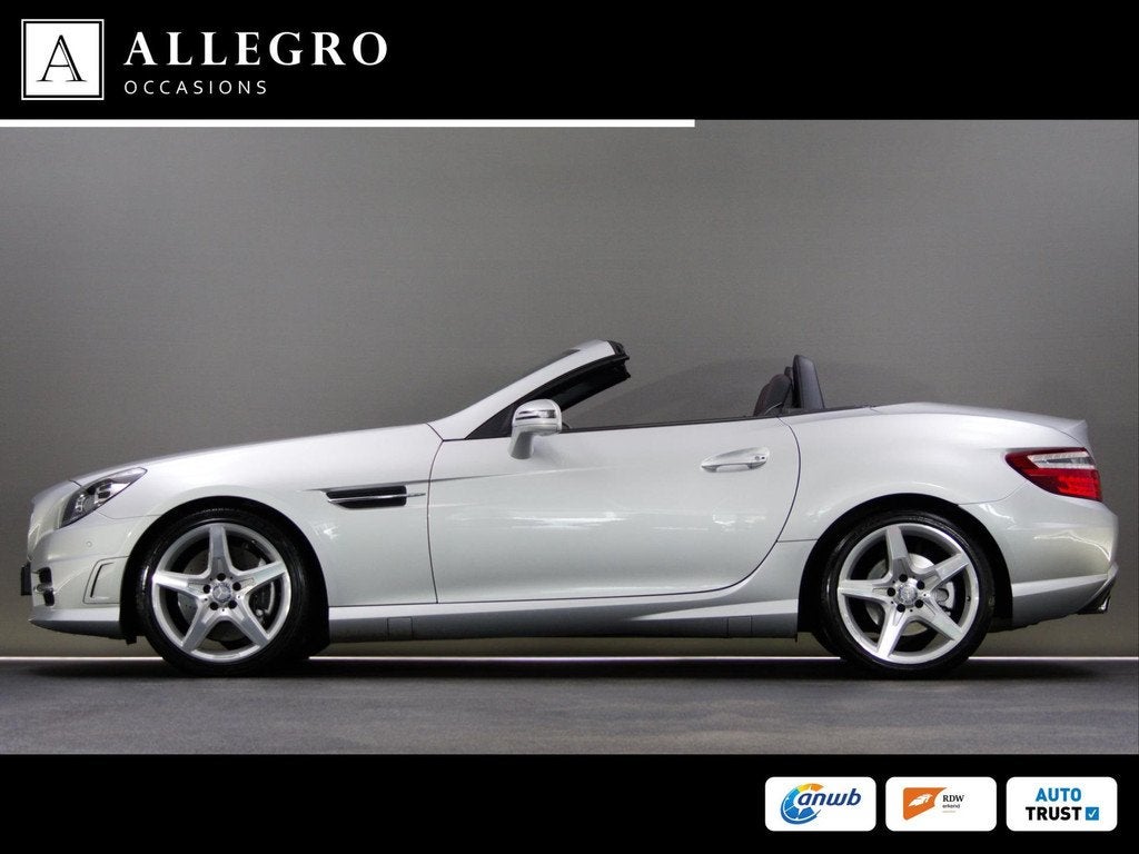 Mercedes-Benz SLK-Klasse 200 AMG-Line (SFEERVERLICHTING, STO, Auto's, Mercedes-Benz, Automaat, Euro 5, Gebruikt, 4 cilinders