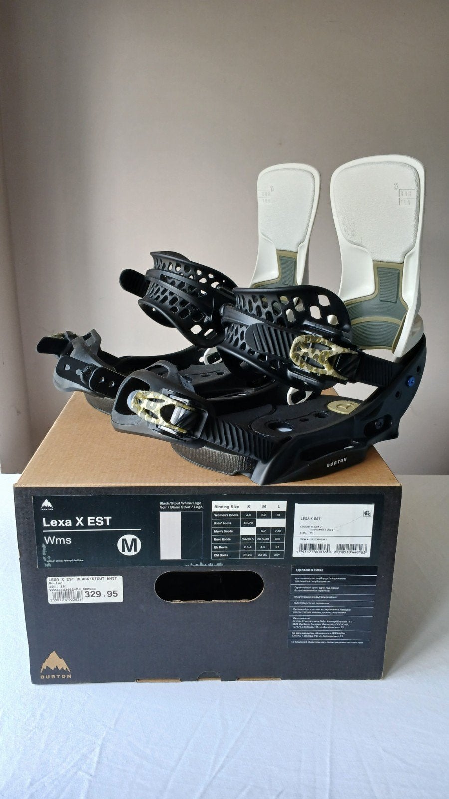 Nieuwe Burton Lexa X EST bindingen maat M, Bindingen, Nieuw, Ophalen of Verzenden, Nb