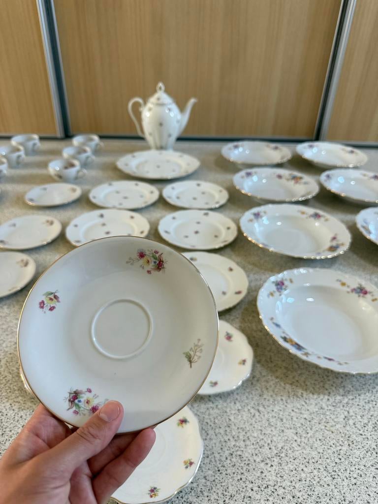 Prachtig servies uit 1940 - Vintage collectie, Ophalen of Verzenden