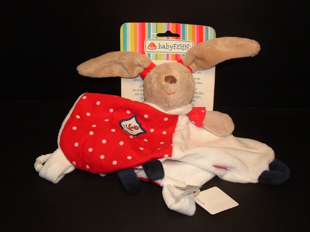 FEHN BABYFEHN KONIJN KNUFFELDOEKJE VELOURS/KATOEN, Ophalen of Verzenden, Nieuw, Overige typen