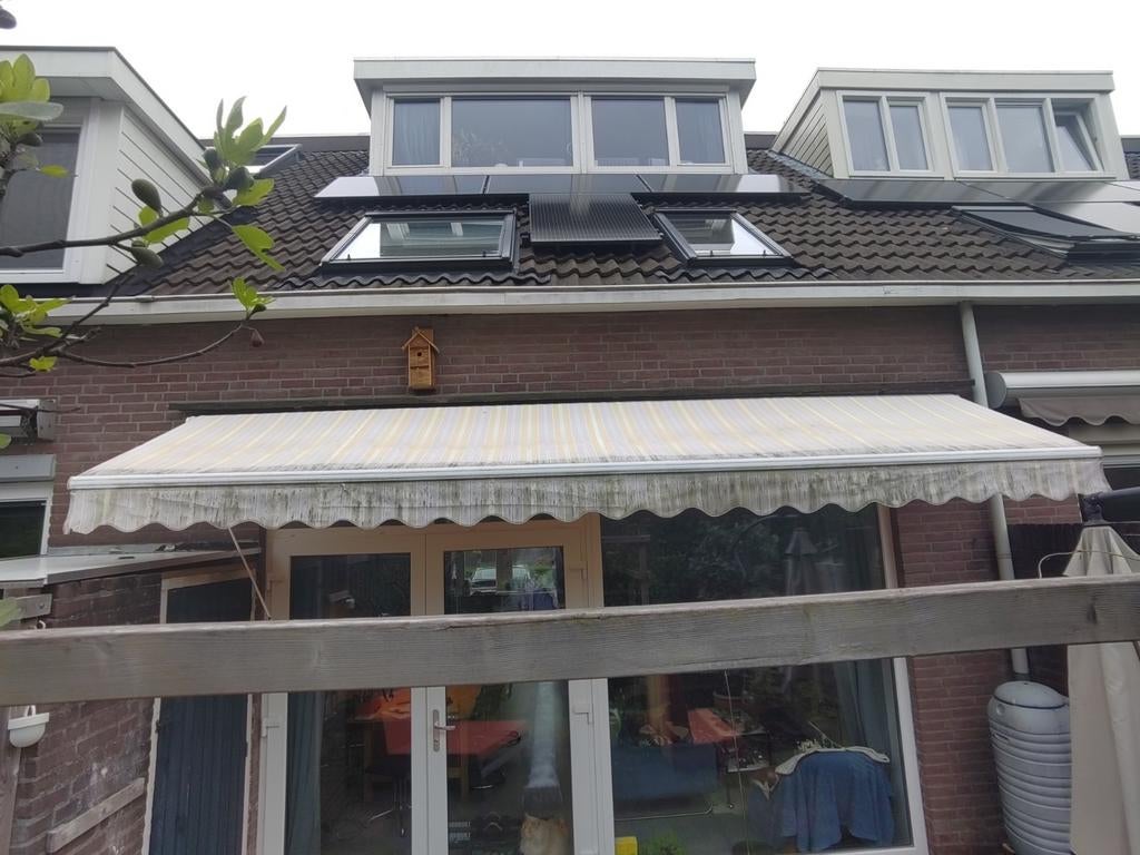 Uitvalscherm 5m x 3m - Gedemonteerd, Ophalen, Gebruikt, 450 cm of meer, Elektrisch
