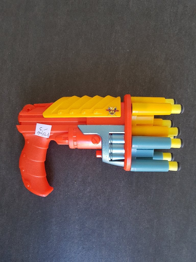 Total Stream Speelgoed Gun 8 shots, Ophalen of Verzenden, Zo goed als nieuw