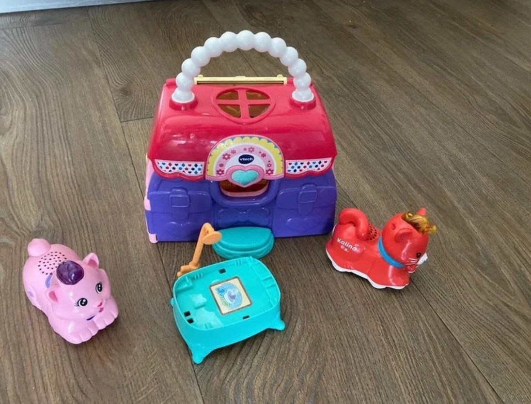 Vtech schoonheidssalon met kaylee en kalina kat, Ophalen of Verzenden, Zo goed als nieuw