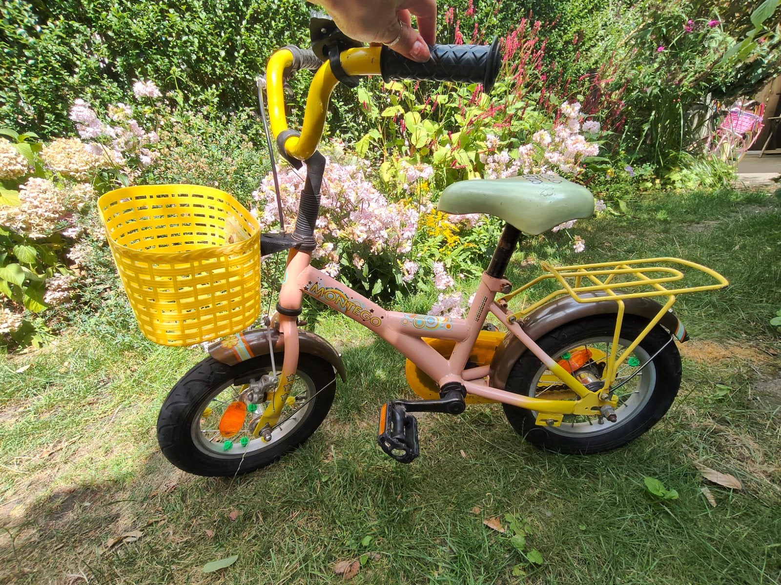 Montego Girls Disco Star Kinderfiets 12.5 inch, Ophalen, Gebruikt, Minder dan 16 inch, Montego
