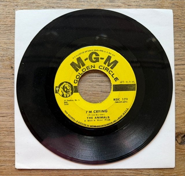 The Animals - The house of the rising sun / I'm crying, Cd's en Dvd's, Gebruikt, 7 inch, Ophalen of Verzenden, Pop