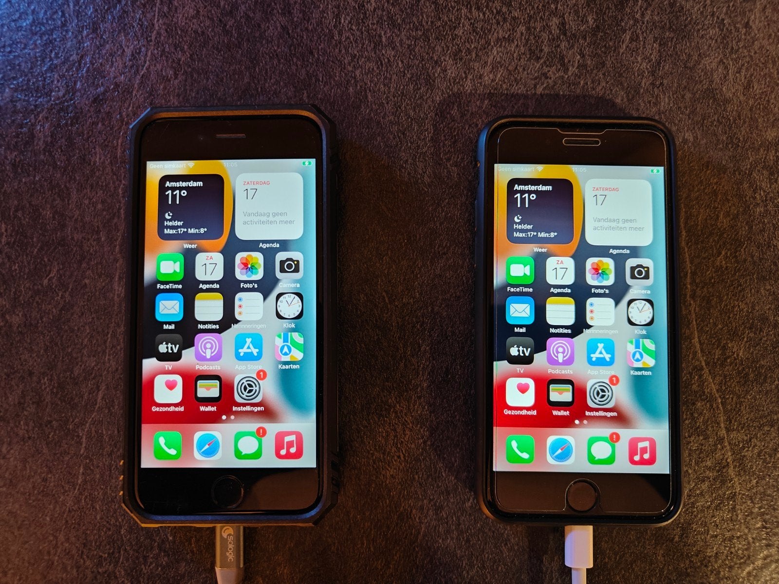 2x Iphone 6s 32gb - batterij 100%. Bieden per stuk., Ophalen of Verzenden, Zo goed als nieuw, Zonder simlock, Grijs