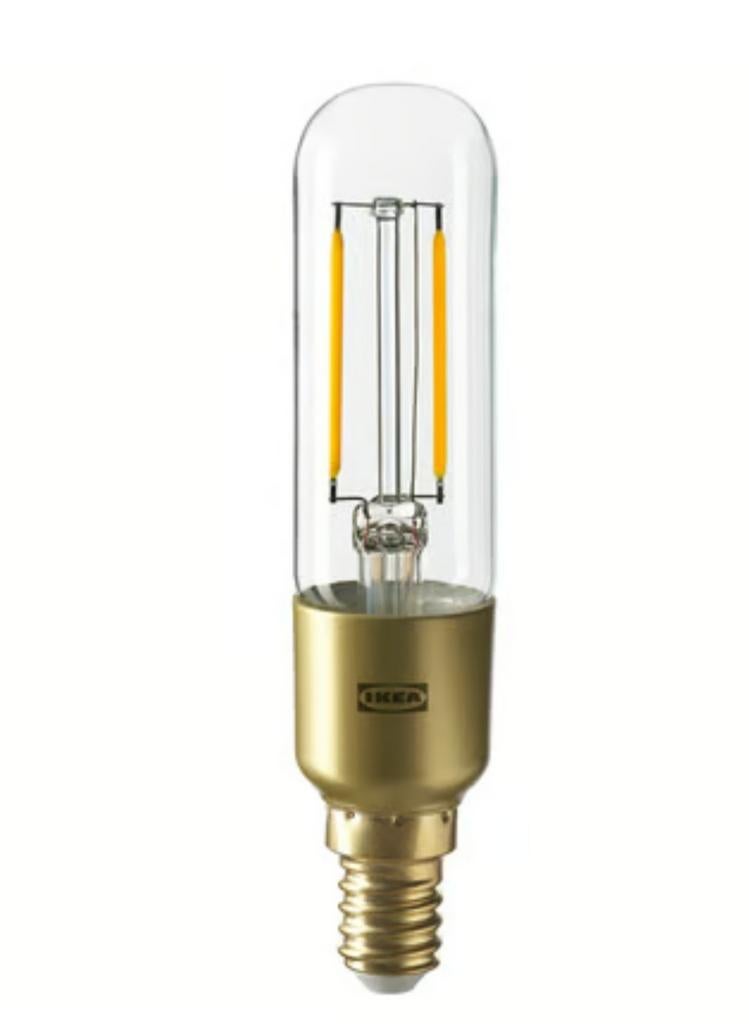 Vier Ikea Lunnom LED lampen E14, Led-lamp, Minder dan 30 watt, E14 (klein), Nieuw