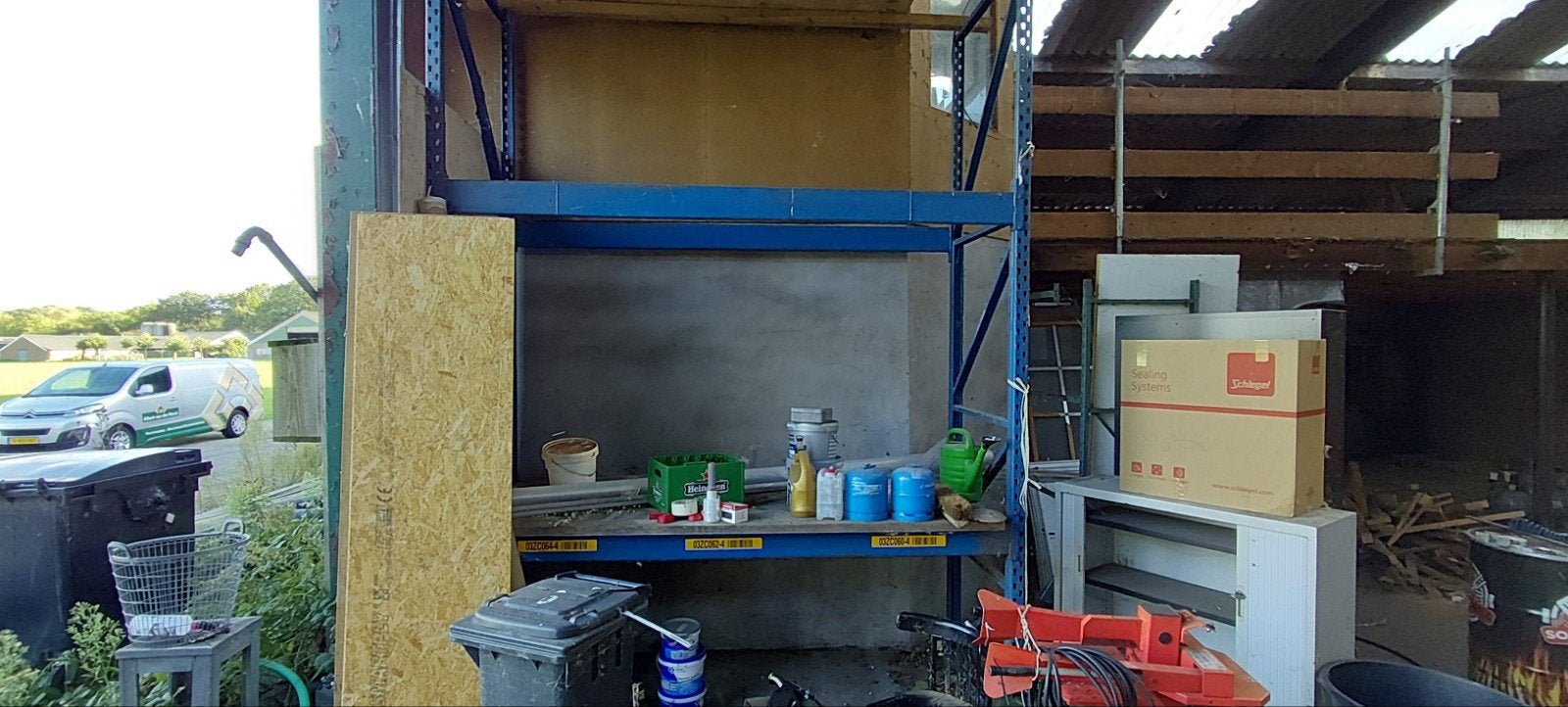 Zware palletstelling 2760x1070x3800mm - Tegen elk aannemel, Ophalen of Verzenden