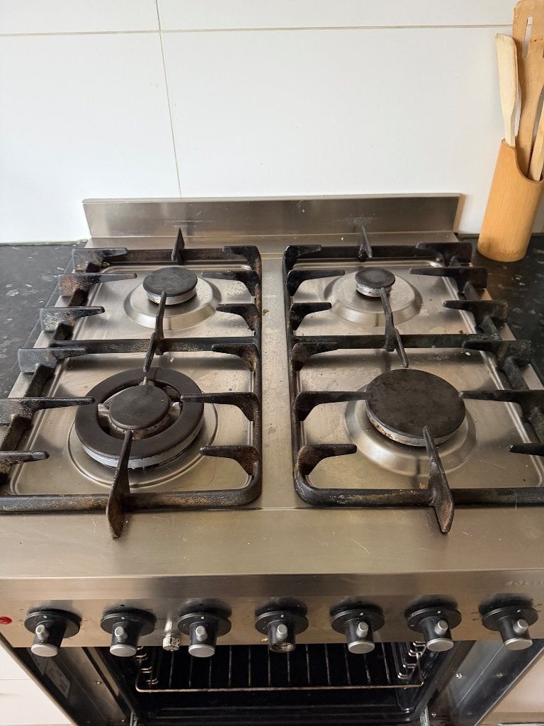 Gasfornuis Bosch solitaire 60cm, Ophalen, Gebruikt, 60 cm of meer, 4 kookzones